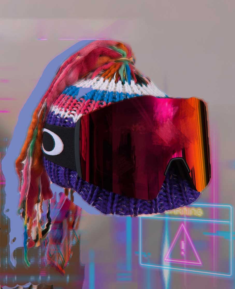 Helmet Rizz Dreadlocks Ski Helmet Cover