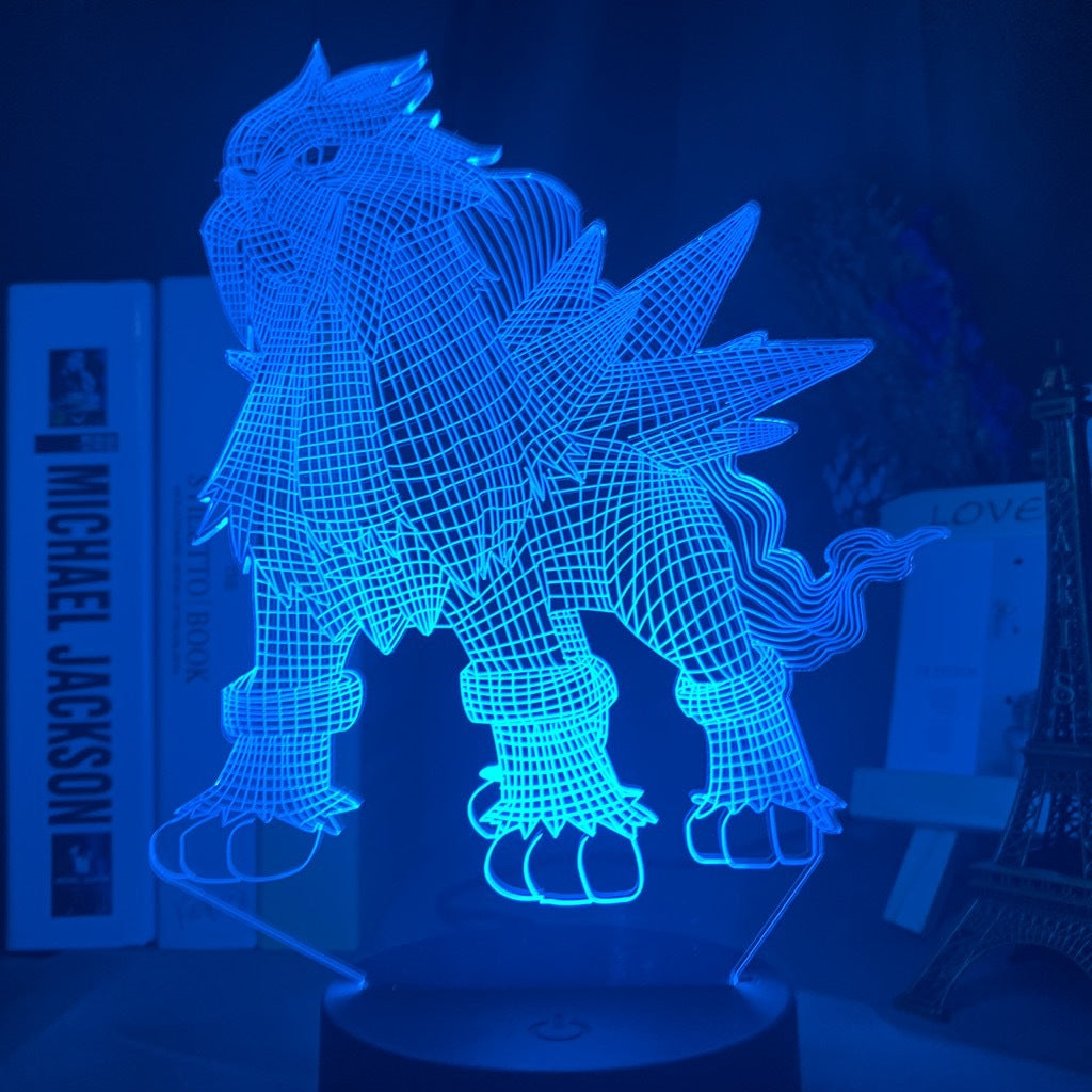 Entei Legendary Pokemon LED Light Cool Pokemon Gifts