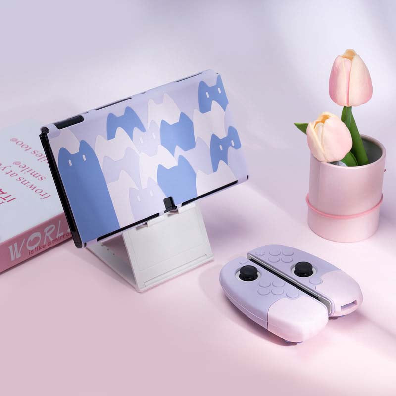 Ergonomic Cat Switch Case Cute Protective Switch OLED Cover 3D Cat Paw (11)