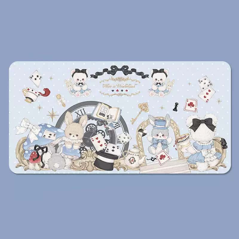 Fairy Tale Desk Mats Aesthetic Gaming Mouse Pads Kawaii Decor A