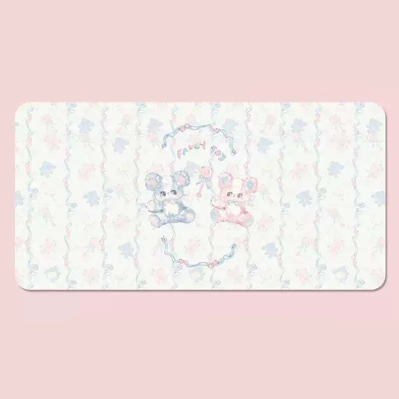 Fairy Tale Desk Mats Aesthetic Gaming Mouse Pads Kawaii Decor J