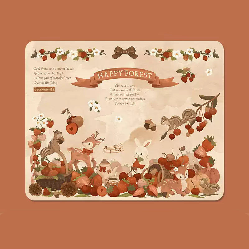 Fairy Tale Mousepads Animal Kawaii Computer Mouse Pad (2)