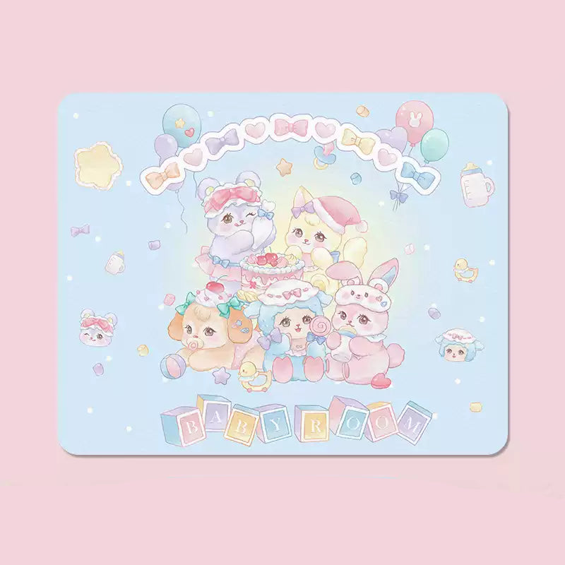 Fairy Tale Mousepads Animal Kawaii Computer Mouse Pad (3)