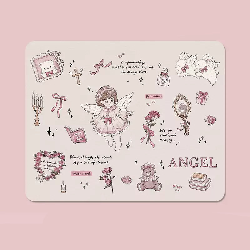 Fairy Tale Mousepads Animal Kawaii Computer Mouse Pad (4)