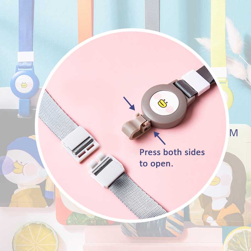 Art Parody Badge Holder with Retractable Lanyard