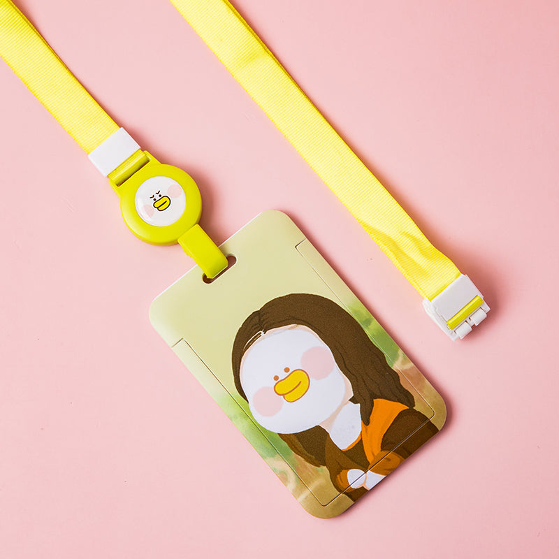 Famous Paintings Card Holders Art Parody Badge Holder with Lanyard (3)