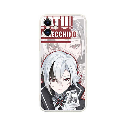 Fatui Genshin Impact Phone Case Arlecchino Genshin Harbingers iPhone Cases (4)
