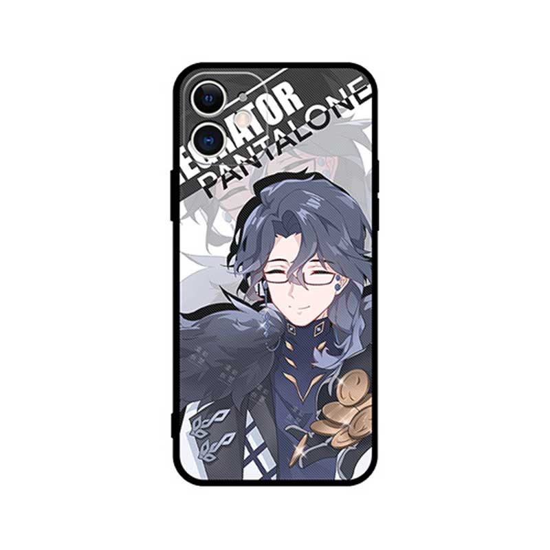 Fatui Genshin Impact Phone Case Pantalone Genshin Harbingers iPhone Cases (9)