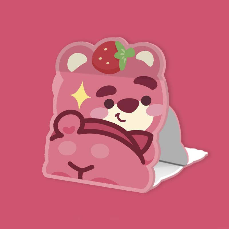 Foldable Mirror Kawaii Desktop Mirror Cute Folding Makeup Mirror (13)