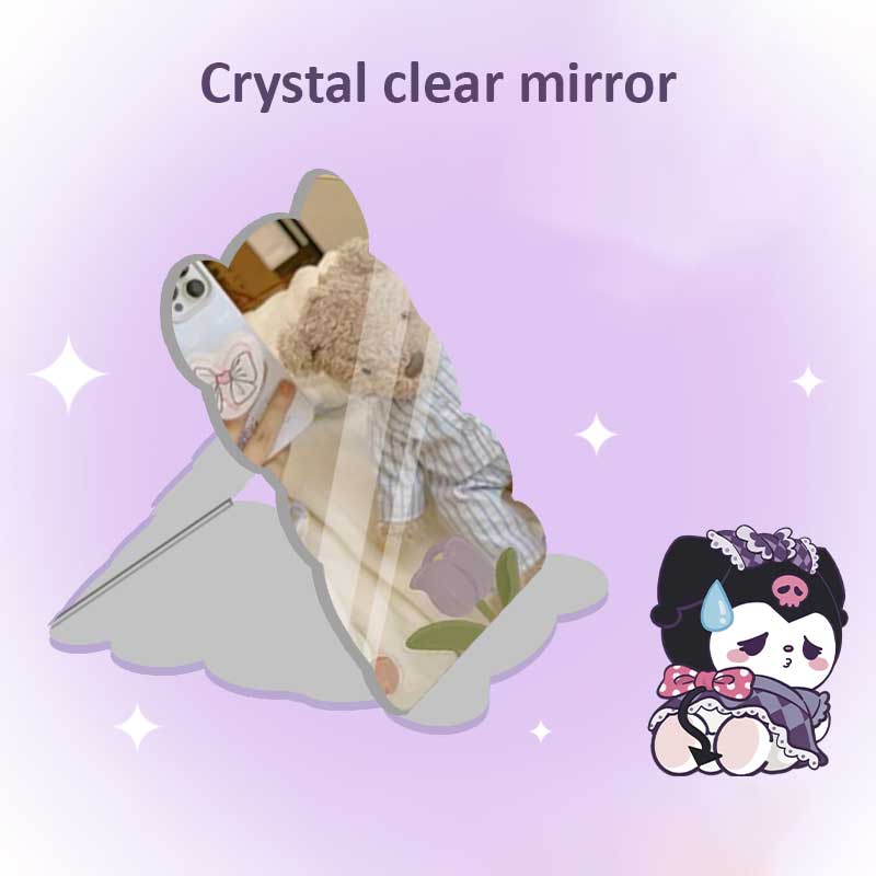 Kawaii Desktop Foldable Makeup Mirror