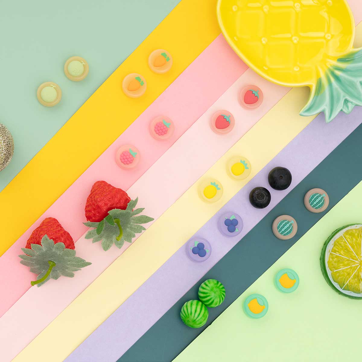 Fruit Switch Thumb Grips for Nintendo Switch