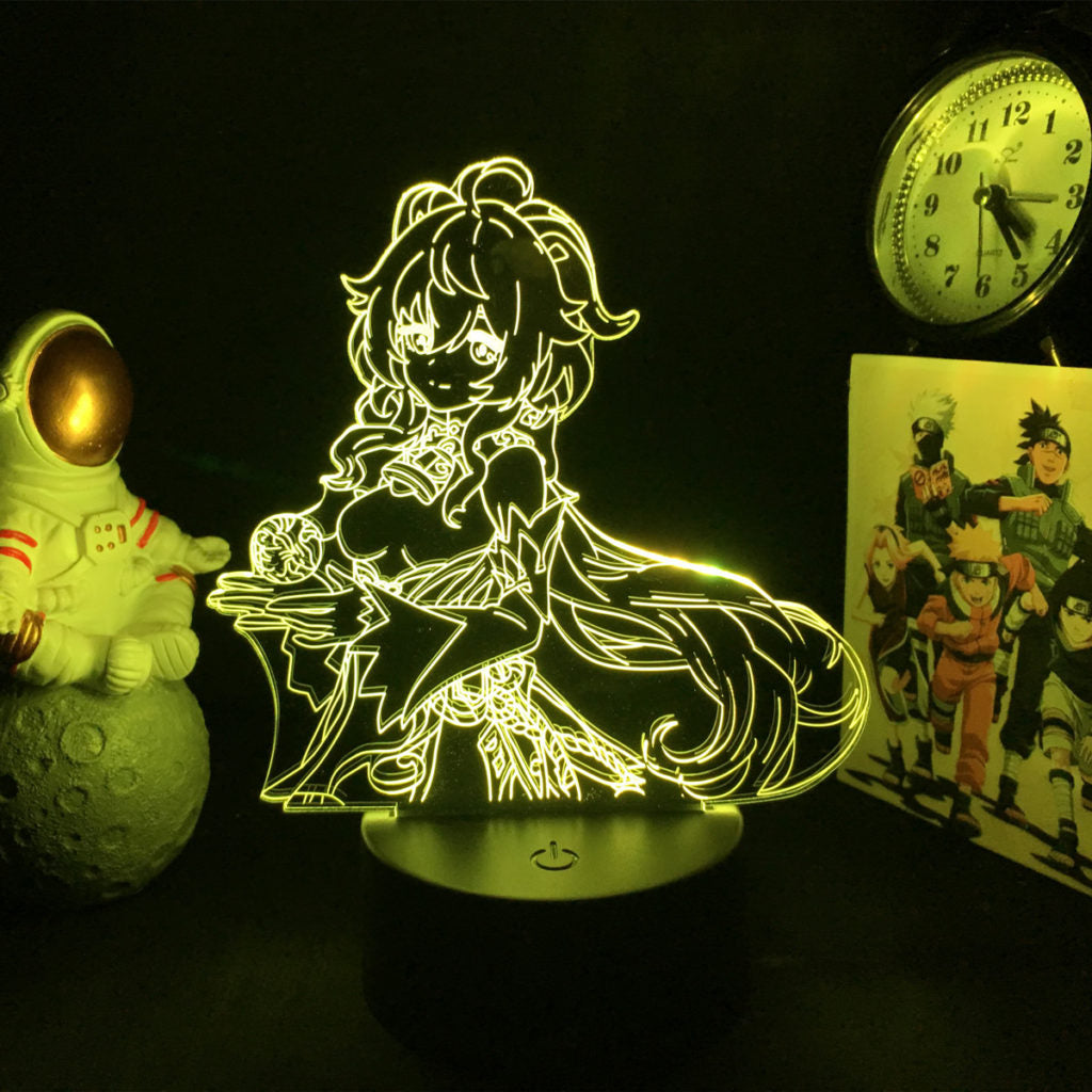 Ganyu Gesnhin Impact Night Light
