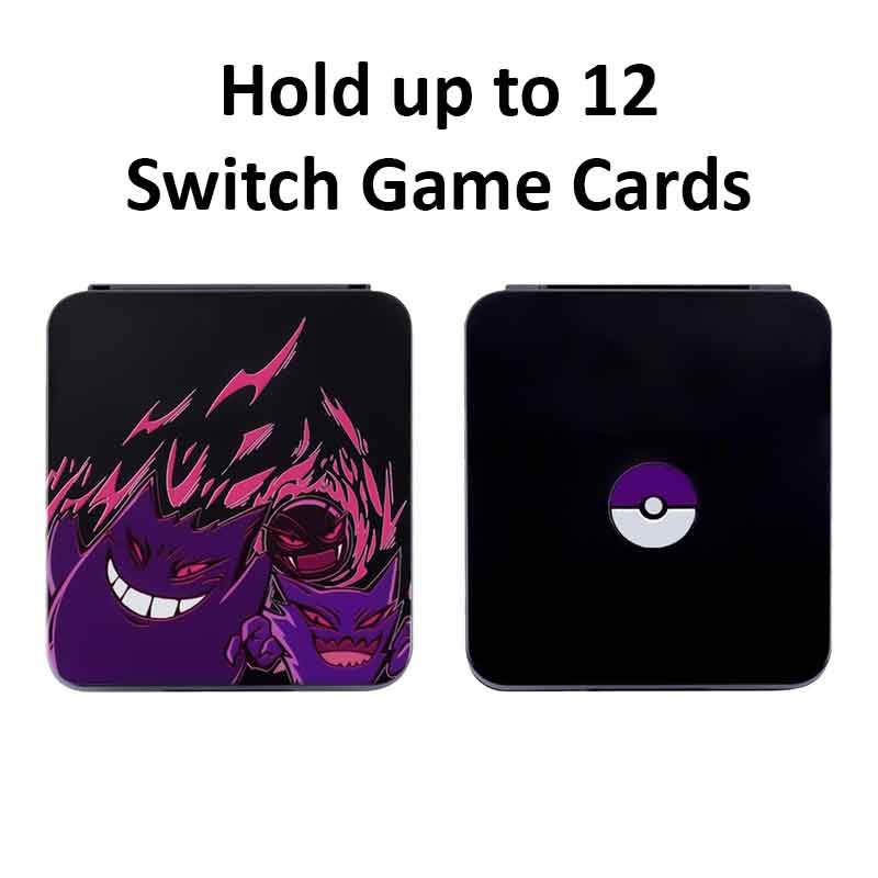 Ghost-themed Switch game card case