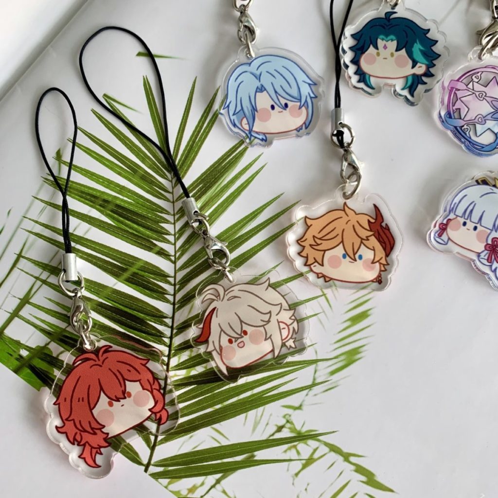 Genshin Impact Charms with Cute Designs