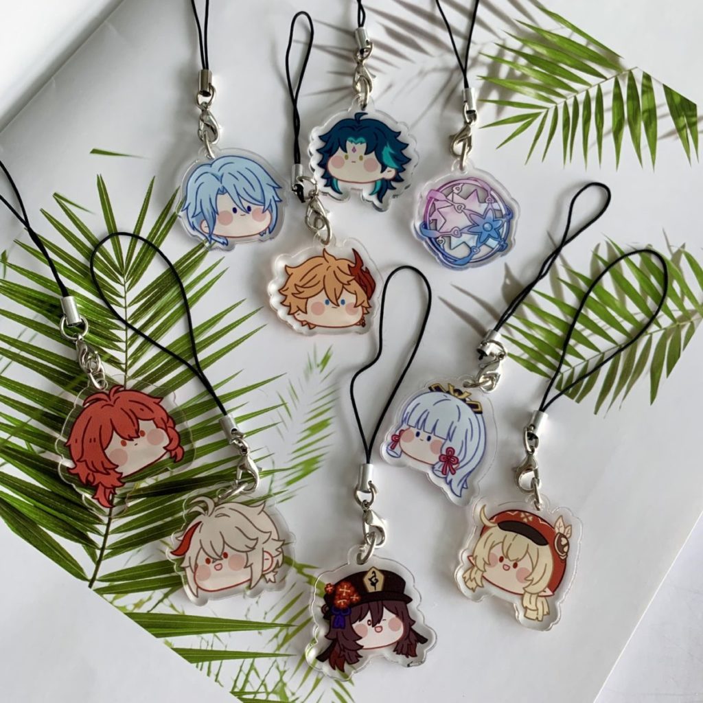 Genshin Impact Charms with Cute Designs