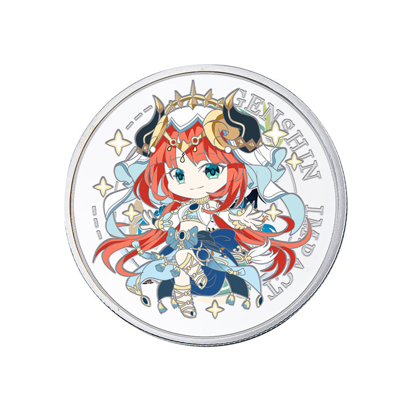 Genshin Impact Coin Nilou Genshin Impact Collectible Coins Cute Nilou Genshin Art Genshin Merch