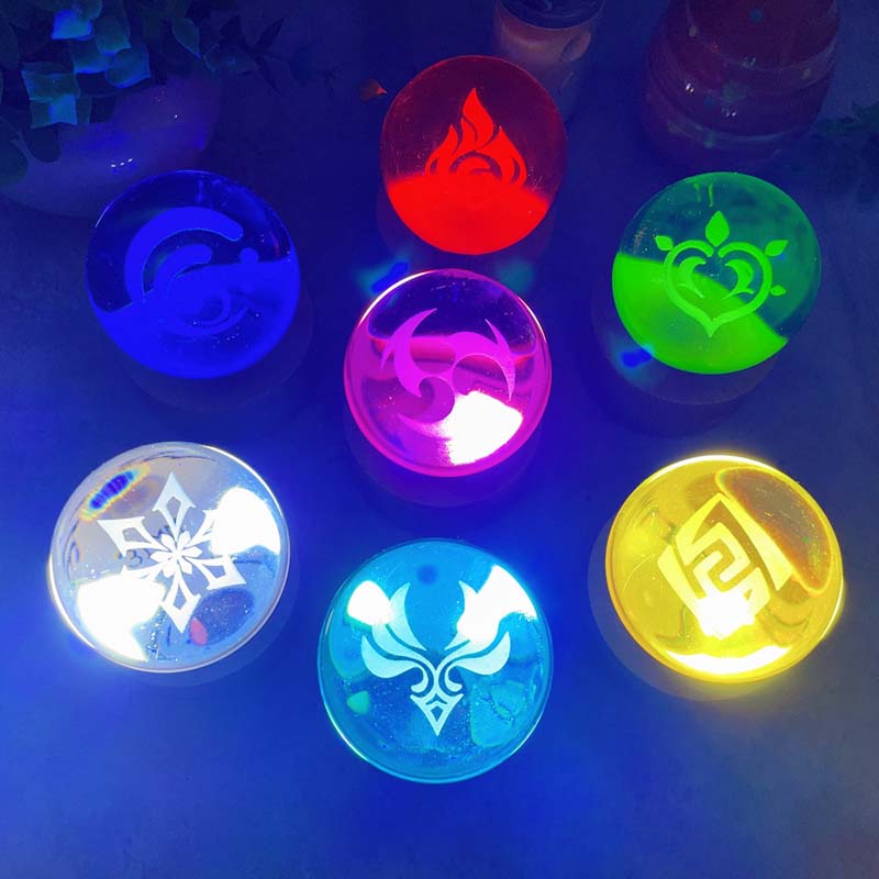 Genshin Impact Element LED Lights: Enchanting Decor