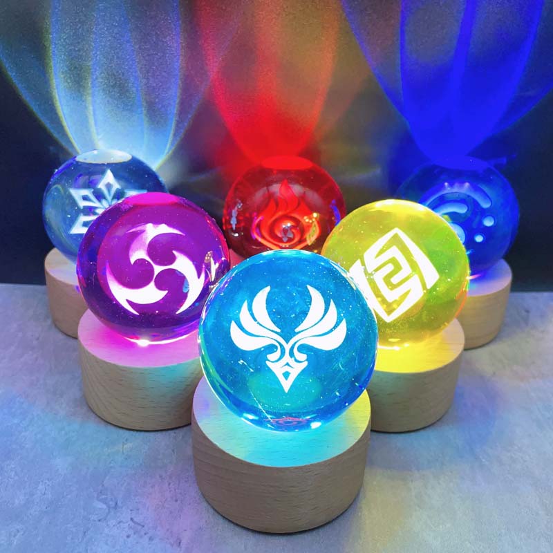 Genshin Impact Element LED Lights: Enchanting Decor