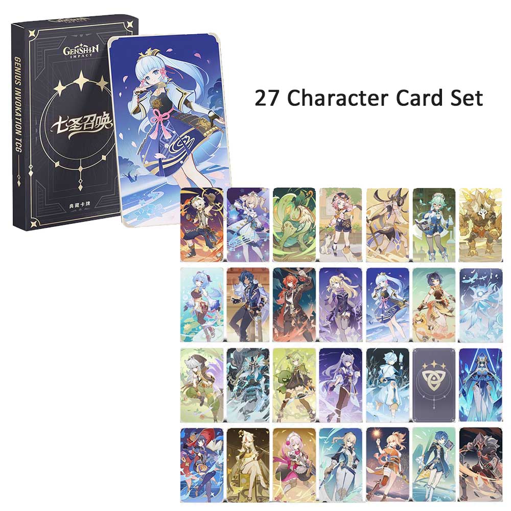 Genshin Impact TCG Cards and Dice