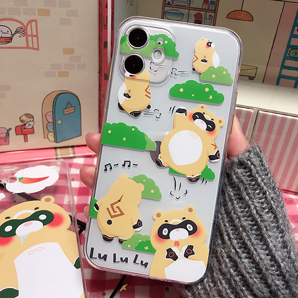 Genshin Impact Guoba Phone Case Genshin Xiangling Guoba iPhone Cases (6)