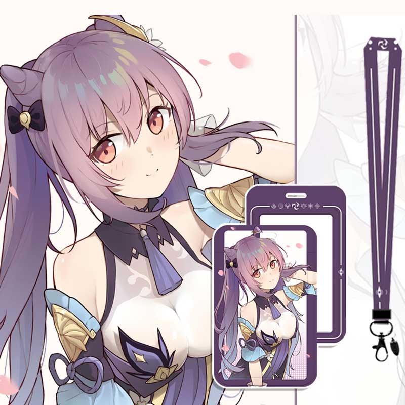 Genshin Impact Lanyard with Card Holder