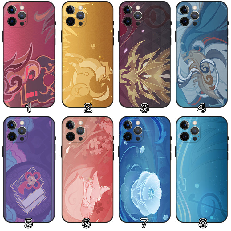 Genshin Impact Namecard Phone Cases