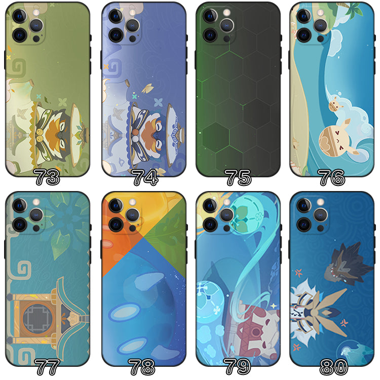 Genshin Impact Namecard Phone Cases