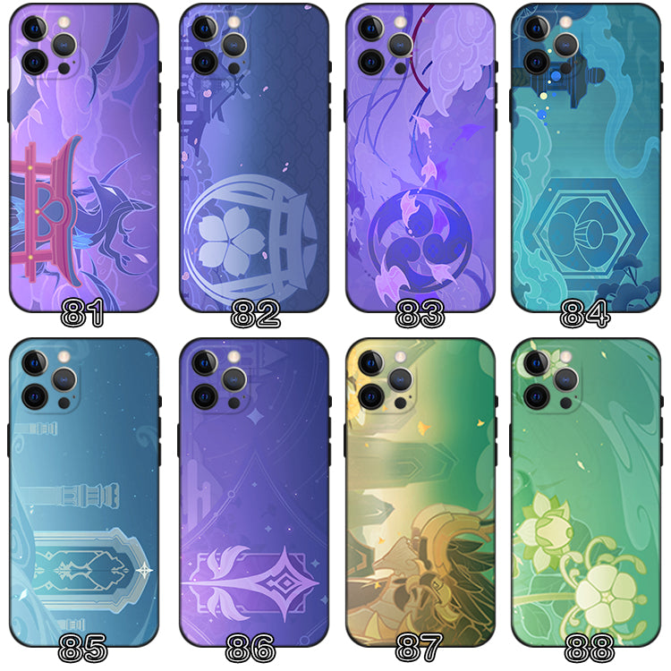 Genshin Impact Namecard Phone Cases