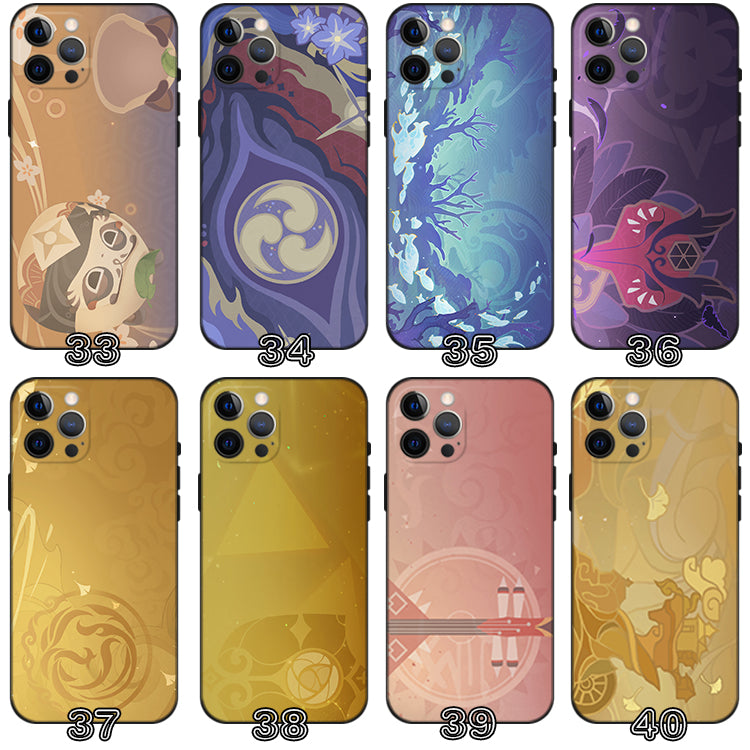 Genshin Impact Namecard Phone Cases