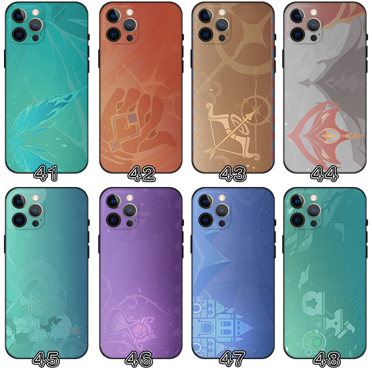 Genshin Impact Namecard Phone Cases