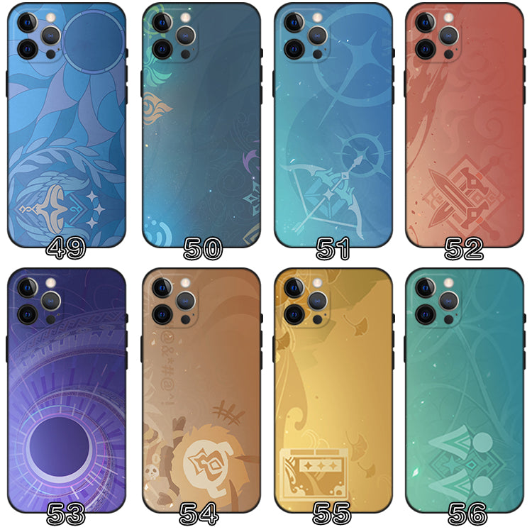Genshin Impact Namecard Phone Cases