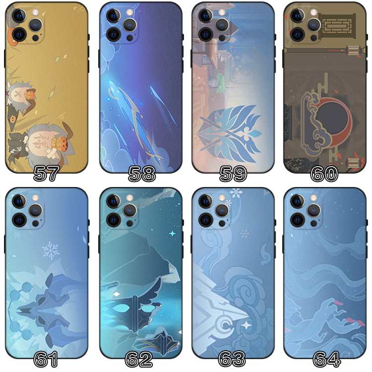 Genshin Impact Namecard Phone Cases