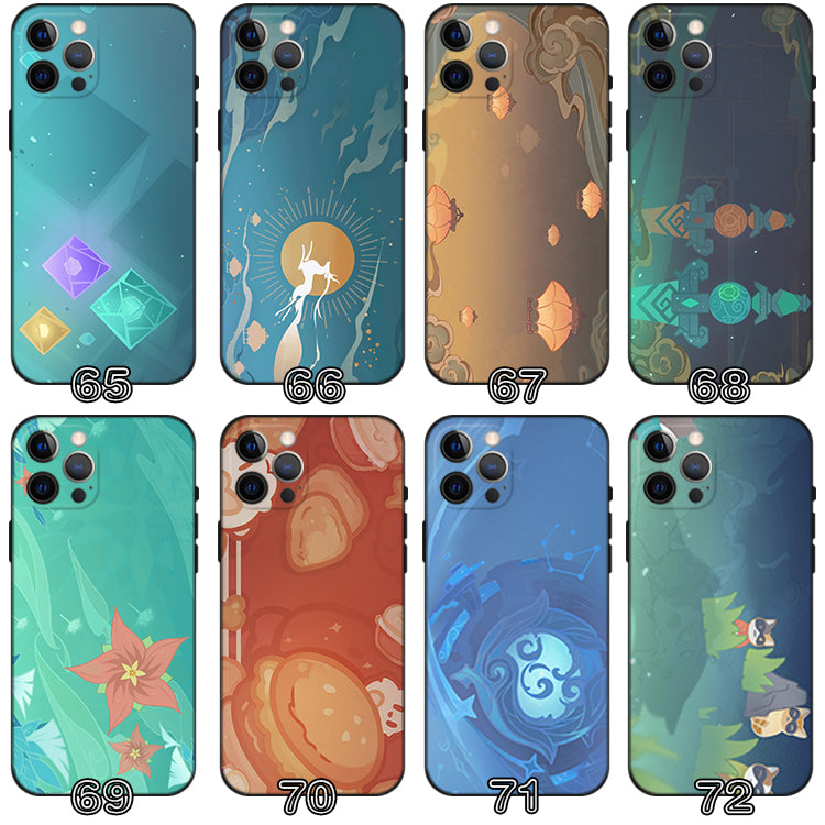 Genshin Impact Namecard Phone Cases