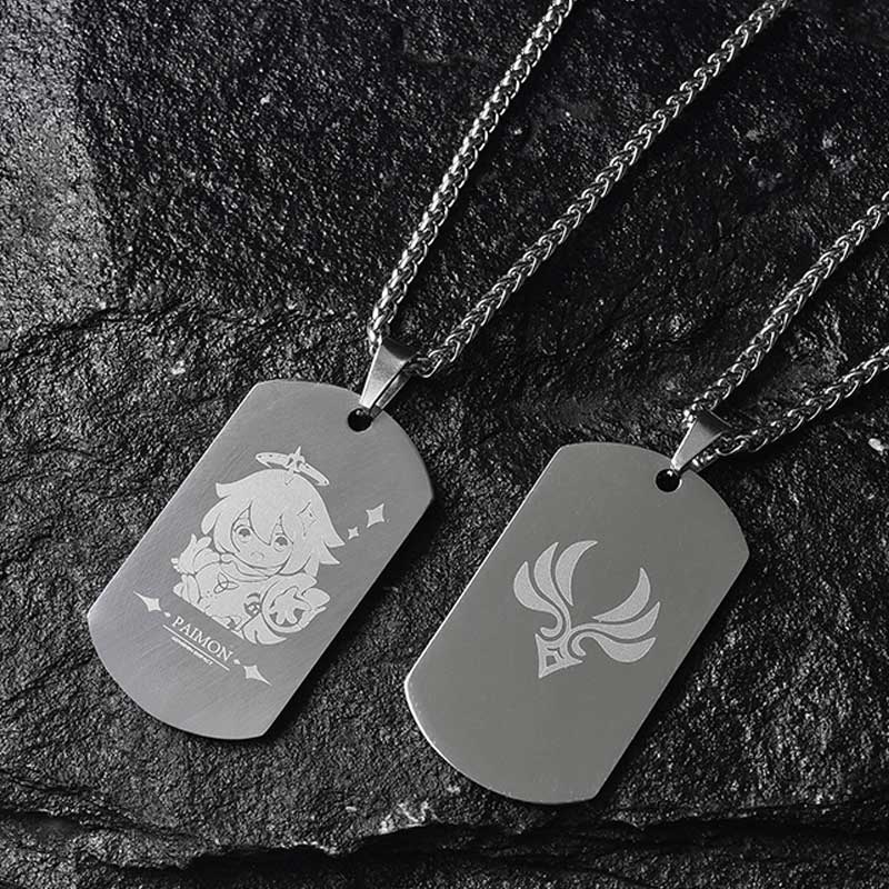 Genshin Impact Character Necklaces with Tag