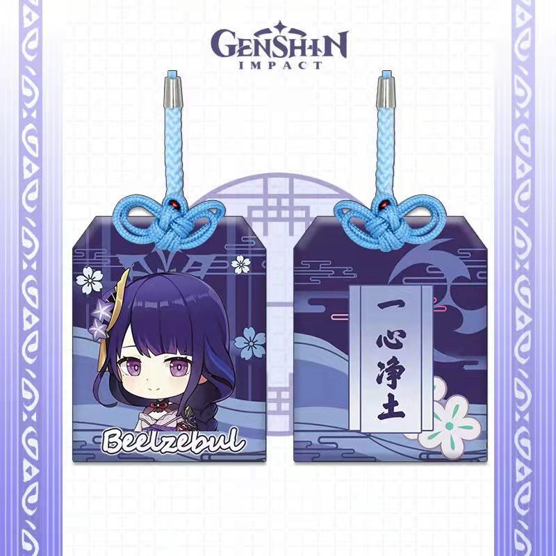 Genshin Impact Omamori Charm Cute Genshin Amulet (1)