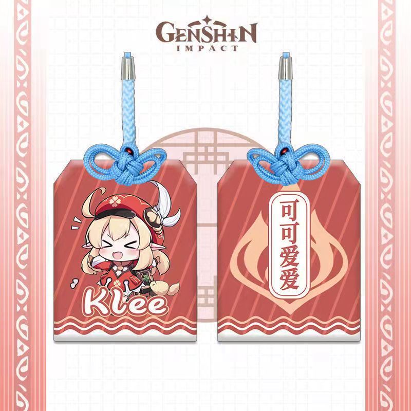 Genshin Impact Omamori Charm Cute Genshin Amulet (8)