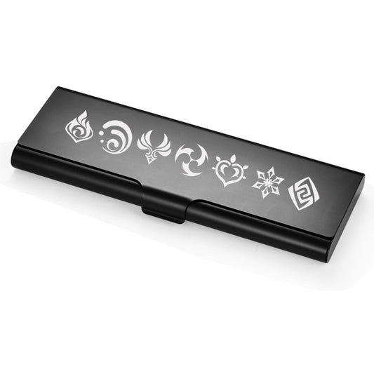Genshin Impact Pencil Case Aluminum Genshin Storage Case Gift for Genshin Impact Lovers (3)