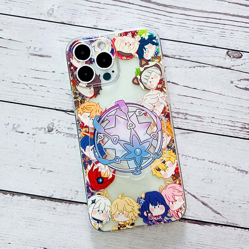 Genshin Impact Phone Grips Cute Genshin Merch Kawaii Genshin Gifts (7)