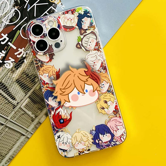 Genshin Impact Phone Grips Tartaglia Cute Genshin Merch Kawaii Childe Genshin Gifts (13)