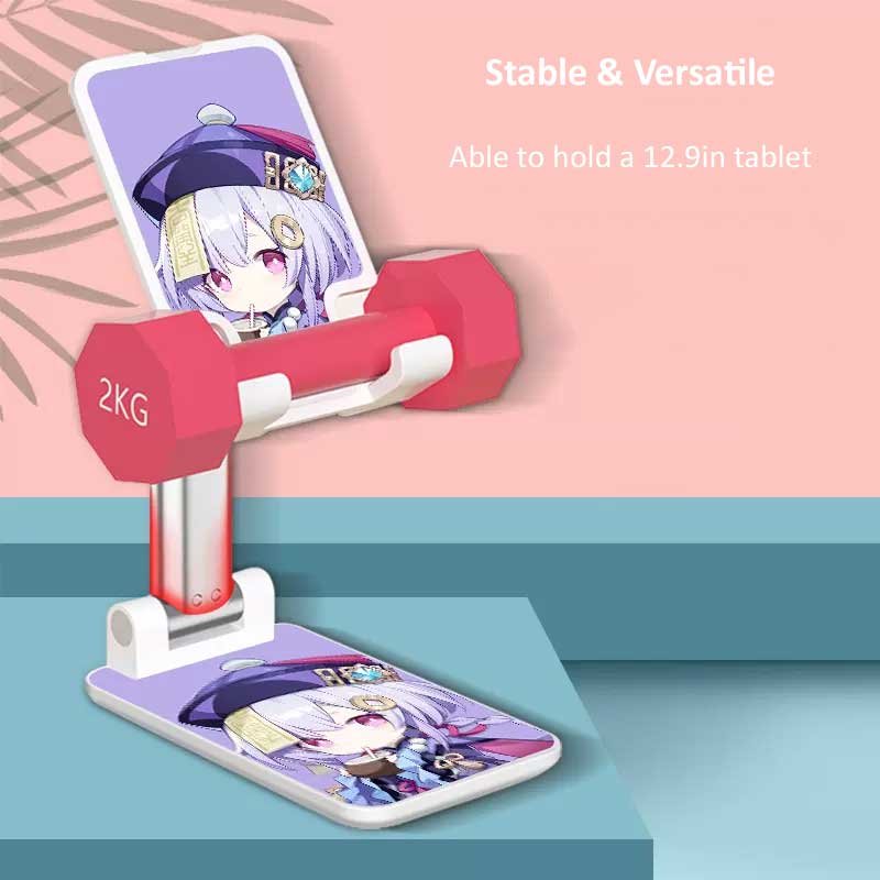 Genshin Impact Phone Stand with Chibi Art