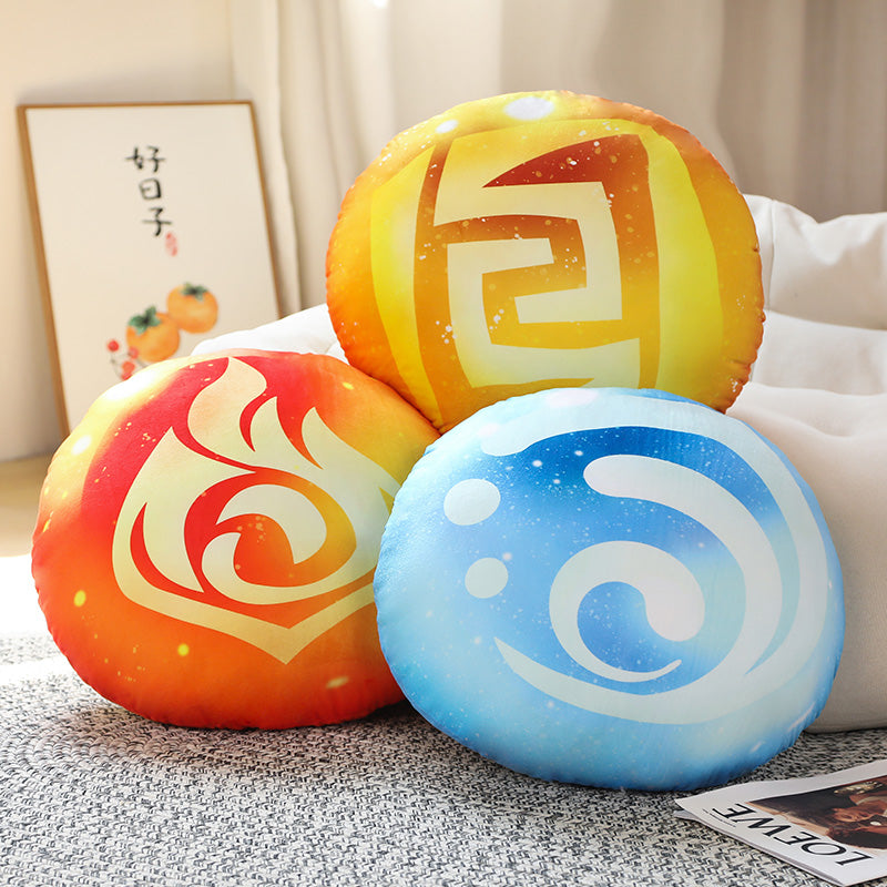 Genshin Impact Plush Cushion with Elements