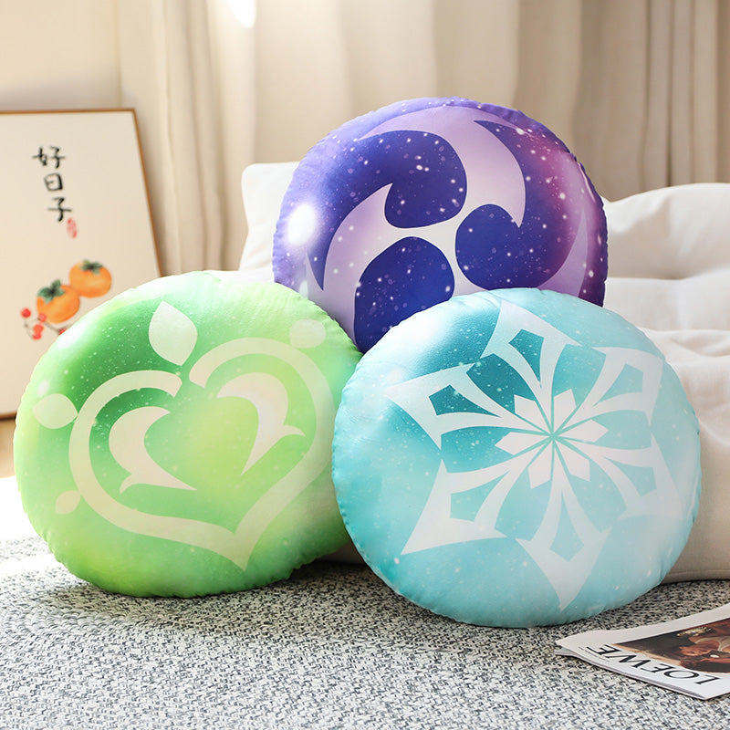 Genshin Impact Plush Cushion with Elements