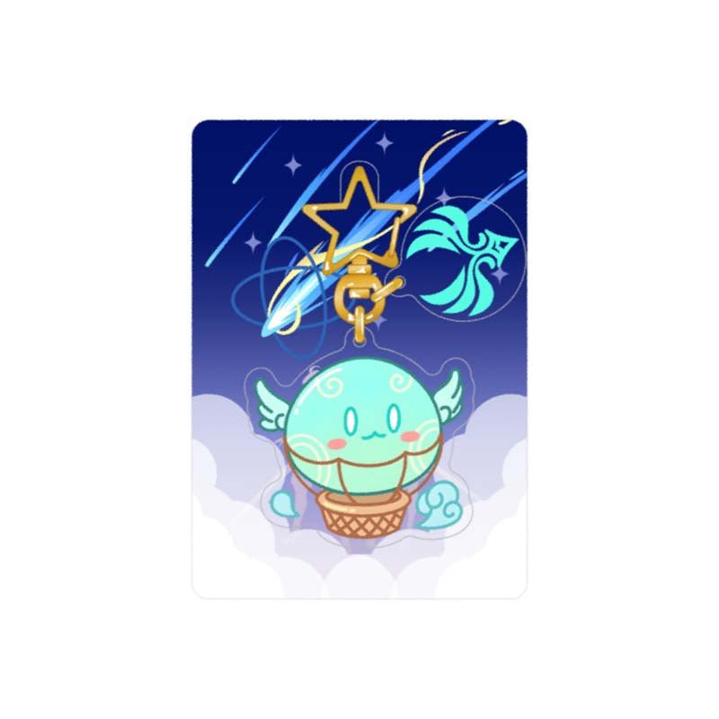 Genshin Impact Slime Keychains Cute Slime Acrylic Charms (3)