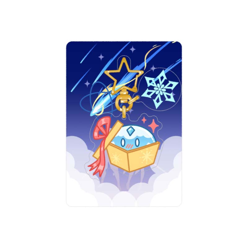 Genshin Impact Slime Keychains Cute Slime Acrylic Charms (4)