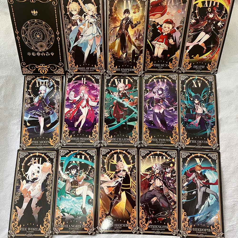 Genshin Impact Tarot Card Set
