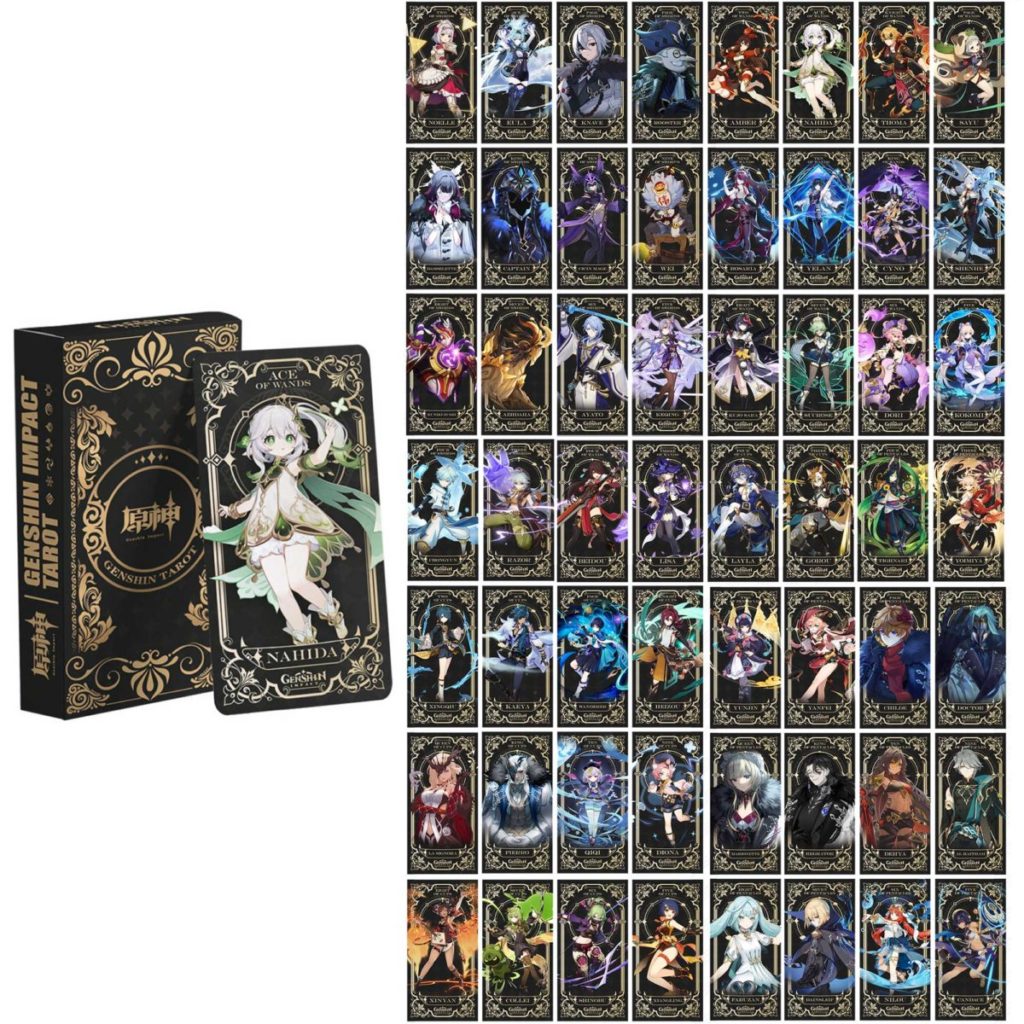 Genshin Impact Tarot Card Set