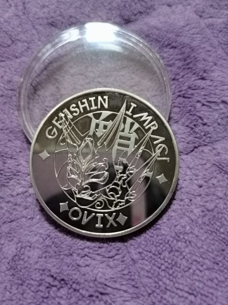 Genshin Impact Collectible Coins with Case