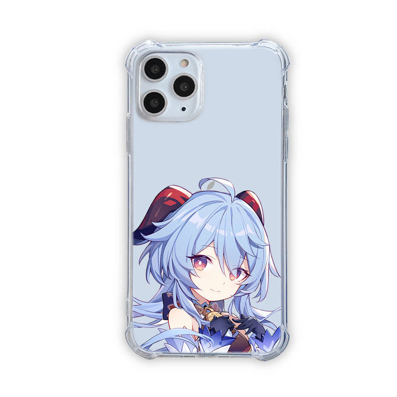 Genshin Impact iPhone Case Ganyu Genshin Impact Phone Case Samsung OnePlus Xiaomi Genshin Art (3)