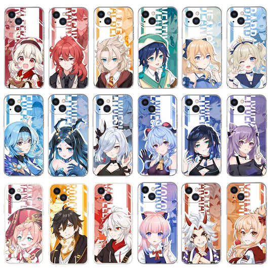 Modern Genshin Character Phone Cases