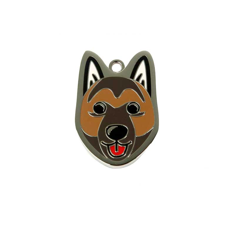 German Shepherd Dog Engraved ID Tag